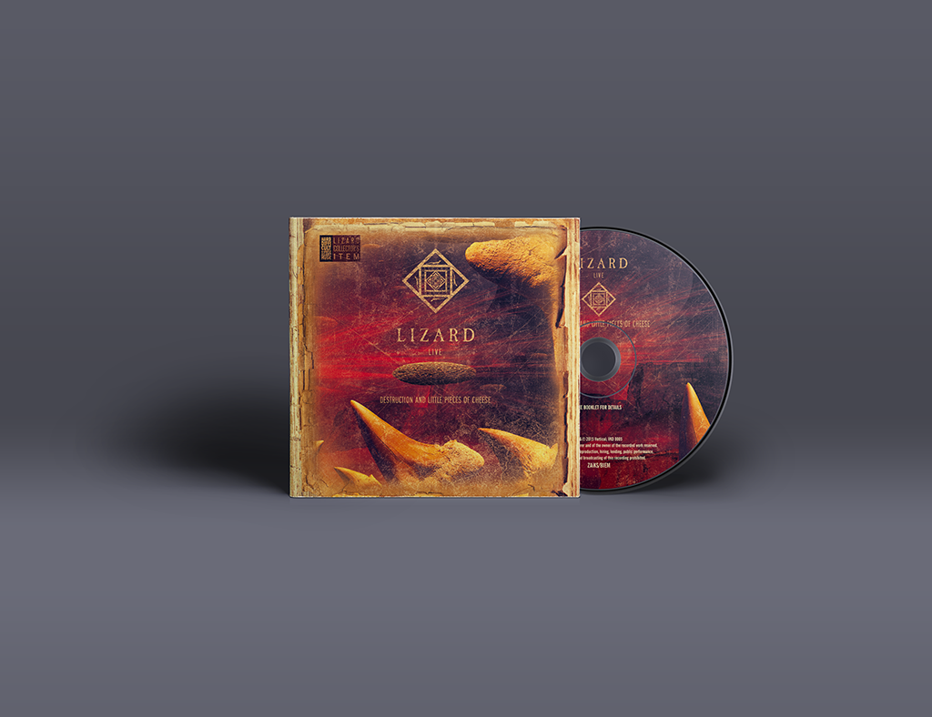 Vertical studio reklamy okładka płyty cd
