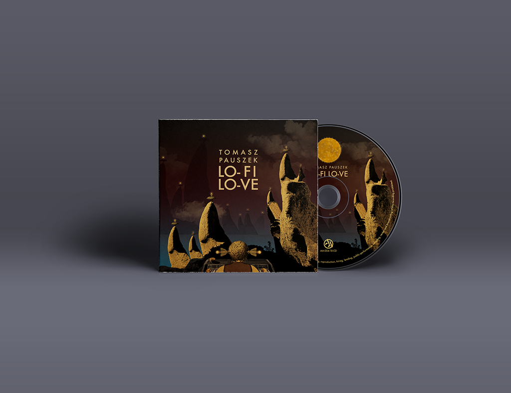 Vertical studio reklamy okładka płyty cd