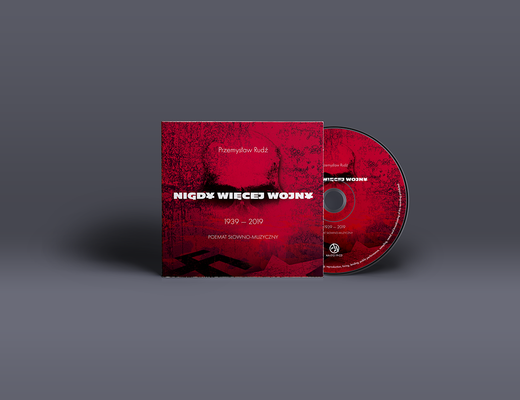 Vertical studio reklamy okładka płyty cd