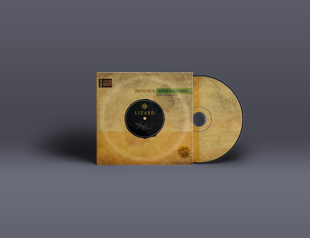 Vertical studio reklamy okładka płyty cd